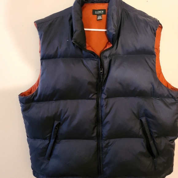 CHAPS XL TALL LONG SLEEVE  BUTTON DOWN SHIRT W/ XL J CREW GOOSE DOWN VEST NWOT - Picture 5 of 12